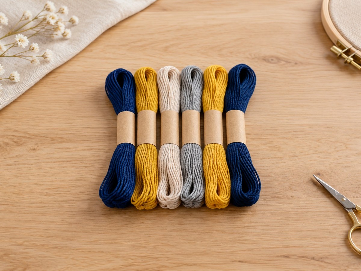 Catalog photograph of Cotton Embroidery Thread Pack
